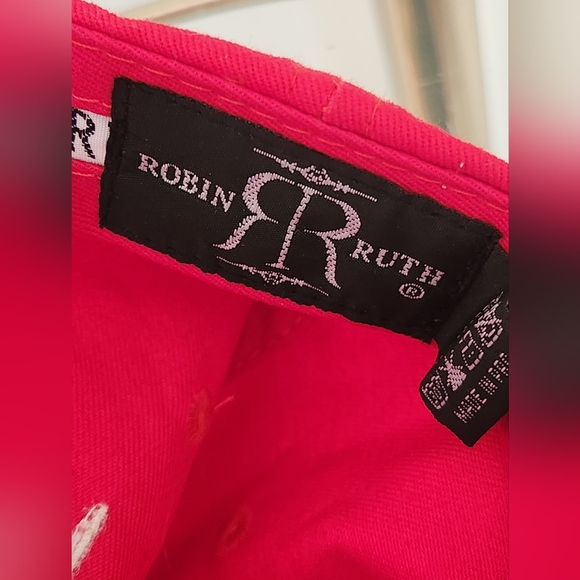 ROBIN RUTH Baseball Cap Red Gold Switzerland Logo Adjustable OSFM NWOT - Picture 9 of 16